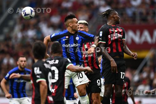 Inter Olivier Giroud Milan Rafael Leao Giuseppe Meazza match between   Milan 3-2 Inter Milano, Italy 