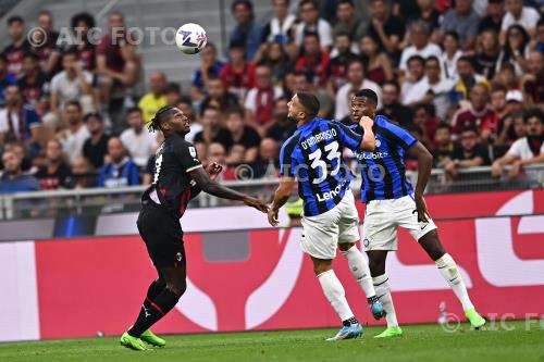 Milan Danilo D Ambrosio Inter Denzel Dumfries Giuseppe Meazza match between   Milan 3-2 Inter Milano, Italy 