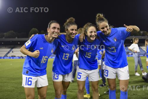 Italy Elisa Bartoli Italy Maria Luisa Filangeri Fifa Women’s World Cup 2023 qualifying round Group Stage, Group G Paolo mazza match between  Italy Women 2-0 Romania Women 