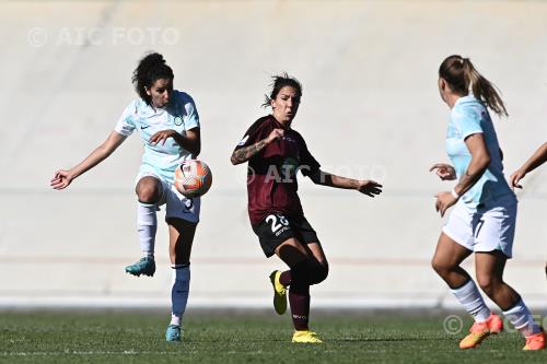 Inter Women Zhanna Ferrario Pomigliano Women Gloria Marinelli Giacinto Facchetti match between Inter Women 6-1 Pomigliano  Women Milano, Italy 