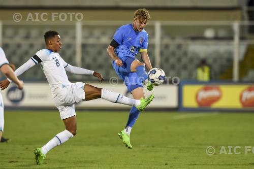 Italy U21 Jacob Ramsey England U21 2022 Pescara, Italy. 