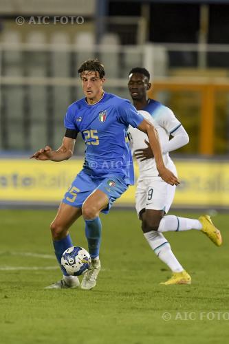 Italy U21 Folarin Balogun England U21 2022 Pescara, Italy. 