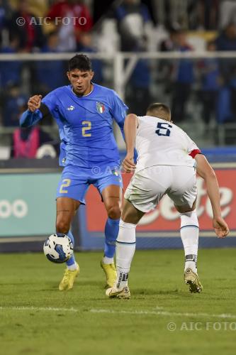 Italy U21 Taylor Harwood-Bellis England U21 2022 Pescara, Italy. 
