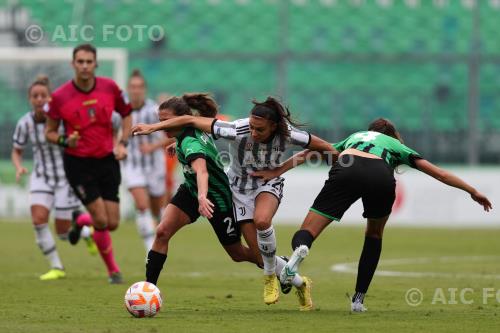 Sassuolo Women Agnese Bonfantini Juventus Women Caroline Pleidrup Enzo Ricci match between Sassuolo Women 1-1 Juventus  Women Sassuolo, Italy 