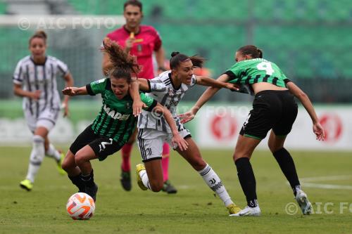 Sassuolo Women Agnese Bonfantini Juventus Women Caroline Pleidrup Enzo Ricci match between Sassuolo Women 1-1 Juventus  Women Sassuolo, Italy 