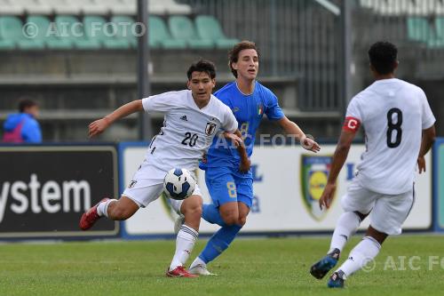 Japan U21 Edoardo Bove Italy U21 2022 Castel di Sangro, Italy. 