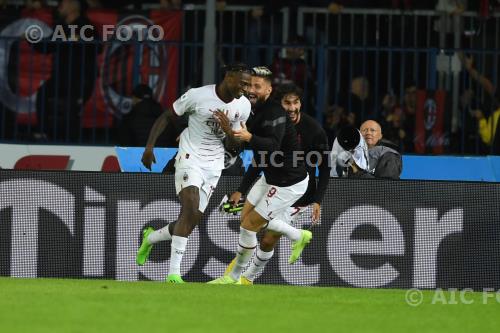 Milan Olivier Giroud Milan Yacine Adli Carlo Castellani match between    Empoli  1-3 Milan Empoli, Italy 