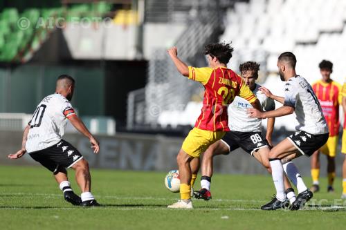 Cesena Andrea Zammarchi Recanatese Matteo Francesconi Italian championship 2022 2023 Lega Pro 6 °Day Orogel match between Cesena 2-0 Recanatese 