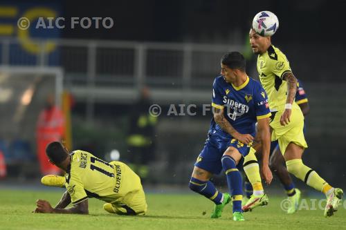 Udinese Fabio Depaoli Hellas Verona Roberto Maximiliano Pereyra Marcantonio Bentegodi match between    Hellas Verona  1-2 Udinese Verona, Italy 