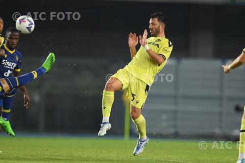 Udinese Fabio Depaoli Hellas Verona Yayah Kallon Marcantonio Bentegodi match between    Hellas Verona  1-2 Udinese Verona, Italy 