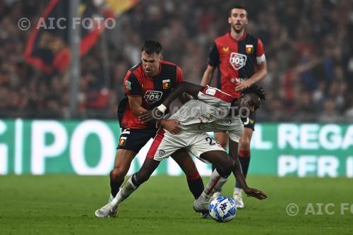 Cagliari Kevin Strootman Genoa 2022 Genova, Italy 