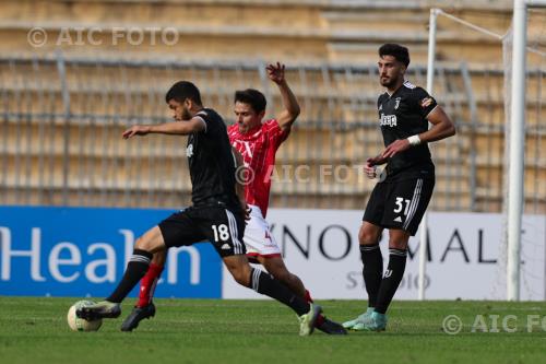 Juventus U23 Riccardo Nava Piacenza Emanuele Pecorino Leonardo Garilli match between Piacenza 3-3 Juventus Piacenza, Italy 