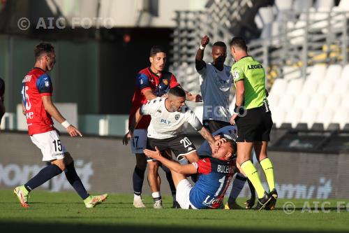 Gubbio Francesco De Rose Cesena Nicolo Francofonte Italian championship 2022 2023 Lega Pro 12°Day Orogel match between Cesena 3-0 Gubbio 