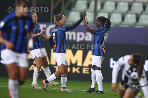 Inter Women Gloria Marinelli Inter Women Chiara Robustellini Ennio Tardini match between Parma Women 2-2 Inter  Women Parma, Italy 