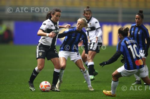 Parma Women Anja Sonstevold Inter Women Tatiana Bonetti Ennio Tardini match between Parma Women 2-2 Inter  Women Parma, Italy 