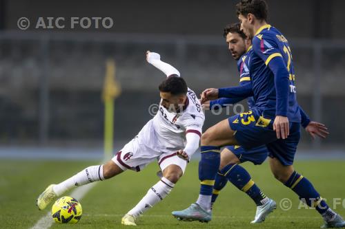 Bologna Simone Verdi Hellas Verona Giangiacomo Magnani Marcantonio Bentegodi match between    Hellas Verona  0-1 Bologna Verona, Italy 