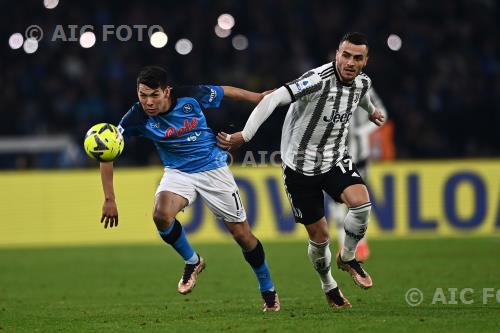 Napoli Filip Kostic Juventus 2023 Napoli, Italy 