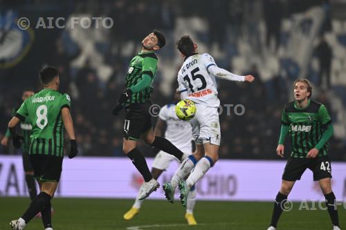 Sassuolo Marten de Roon Atalanta Kristian Thorstvedt Mapei match between Sassuolo 1-0 Atalanta Reggio Emilia, Italy 