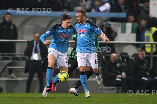 Napoli Stanislav Lobotka Napoli Pedro Obiang Mapei match between Sassuolo 0-2 Napoli Reggio Emilia, Italy 