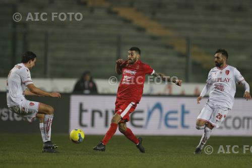 Padova Marco Crimi Triestina Simone Russini Euganeo match between  Padova 1-1 Triestina Padova, Italy 