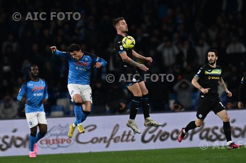 Napoli Sergej Milinkovic-Savic Lazio Luis Alberto Romero Alconchel Diego Maradona match between  Napoli 0-1 Lazio Napoli, Italy 