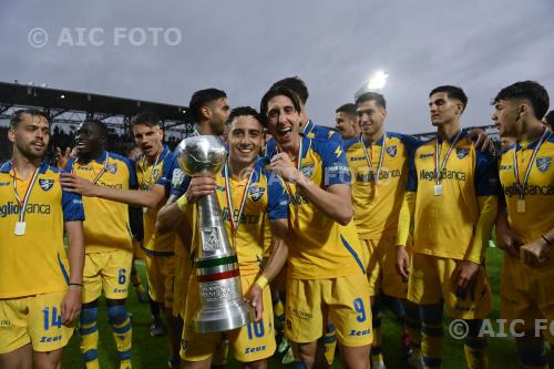 Frosinone Giuseppe Caso Frosinone Samuele Mulattieri Benito Stirpe match between Frosinone 3-2 Genoa Frosinone, Italy 