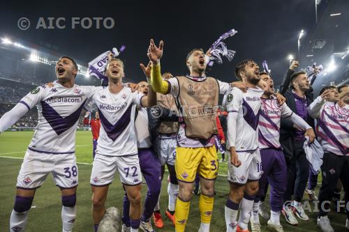 Fiorentina Antonin Barak Fiorentina Michele Cerofolini Fiorentina 2023 Uefa Conference League  2022 2023 Semifinal , 2nd leg 