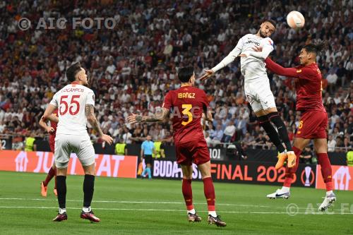 Sevilla FC Roger Ibanez Roma Youssef En-Nesyri Uefa Europa League 2022  2023 Final Budapest, Hungary 