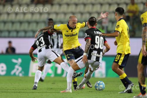 Modena Pedro Mendes Ascoli Antonio Palumbo Italian championship 2023 2024 Serie B 2°Day Alberto Braglia match between Modena 1-0 Ascoli 