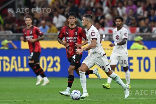 Torino Tijjani Reijnders Milan 2023 Milano, Italy 