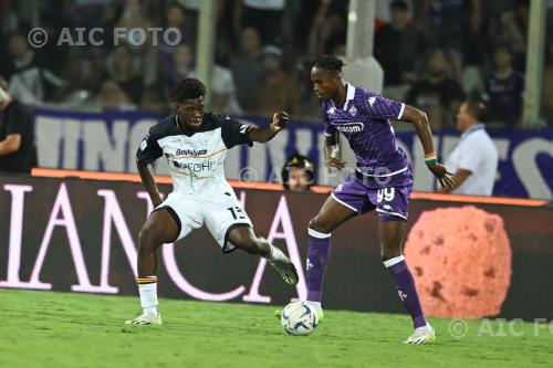 Fiorentina Patrick Dorgu Lecce 2023 Firenze, Italy 