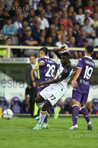 Fiorentina Mohamed Kaba Lecce Lucas Martinez Quarta Artemio Franchi match between Fiorentina 2-2  Lecce Firenze, Italy 