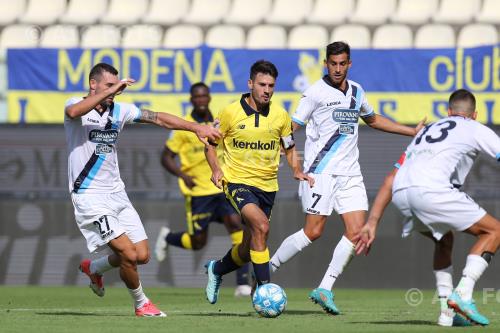 Lecco Fabio Gerli Modena Luca Giudici Alberto Braglia match between Modena 0-0 Lecco Modena, Italy 