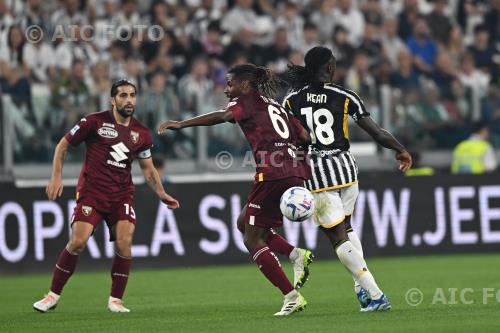 Torino Adrien Tameze Torino Moise Kean Allianz match between  Juventus 2-0 Torino Torino, Italy 