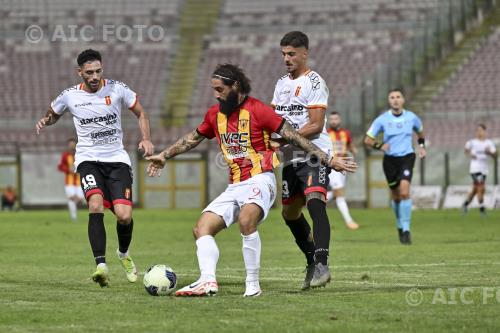 Benevento Vincenzo Polito Messina Francesco Giunta Franco Scoglio match between Messina 0-1 Benevento Messina , Italy 