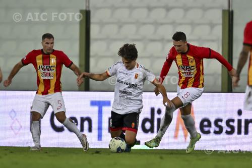 Messina Edoardo Masciangelo Benevento Krzysztof Kubica Franco Scoglio match between Messina 0-1 Benevento Messina , Italy 