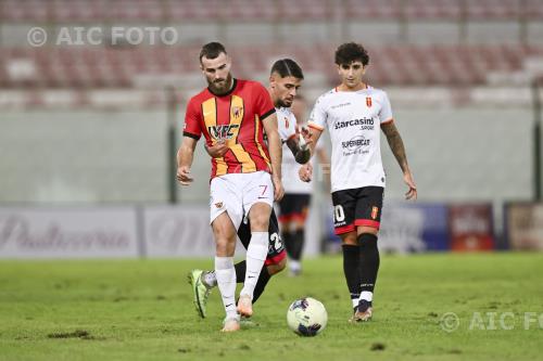 Benevento Pasqualino Ortisi Messina Andrea Zammit Franco Scoglio match between Messina 0-1 Benevento Messina , Italy 