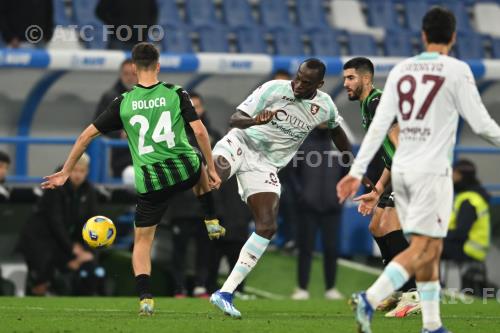 Sassuolo Nwanko Simy Salernitana Martin Erlic Mapei match between Sassuolo 2-2 Salernitana Reggio Emilia, Italy 