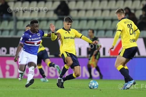 Sampdoria Fabio Ponsi Modena Thomas Battistella Alberto Braglia match between Modena 0-2 Sampdoria Modena, Italy 