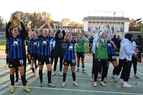 Inter Women 2023 Italian championship 2023 2024  Femminile 9°Day 