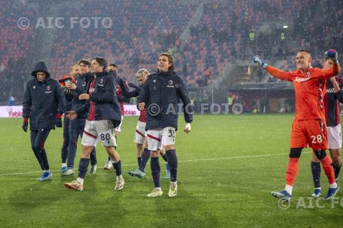 Bologna Riccardo Calafiori Bologna Lukasz Skorupski Renato Dall Ara match between Bologna 2-0 Torino Bologna, Italy 