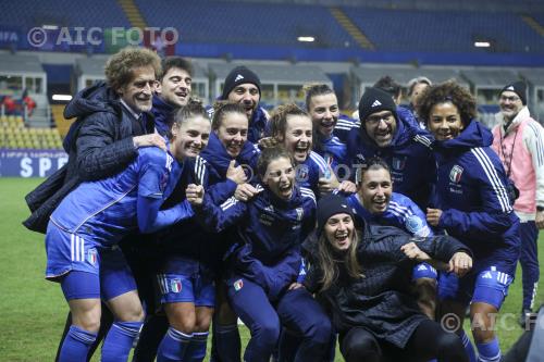 Italy Women Valentina Bergamaschi Italy Women Cecilia Salvai Italy Women 2023 UEFA Women’s Nations League 2024 League A , Group  6 