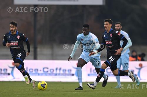 Novara Aboubakar Diaby Legnago Niccolo Bagatti Mario Sandrini match between Legnago  1-1  Novara Legnago, Italy 