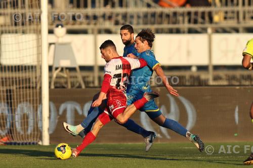 Rimini Francesco Cerretelli Carrarese Mauro Coppolaro Romeo Neri match between Rimini 1-0 Carrarese Rimini , Italy 