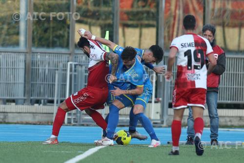 Rimini Simone Zanon Carrarese Emanuele Zuelli Romeo Neri match between Rimini 1-0 Carrarese Rimini , Italy 