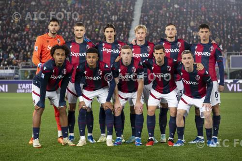 Bologna Stefan Posch Bologna Riccardo Calafiori Bologna Nikola Moro Bologna Joshua Zirkzee Bologna 