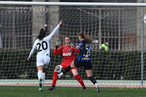 Inter Women Benedetta Orsi Sassuolo Women Solene Durand Ernesto Breda match between Inter Women 0-1 Sassuolo Women Milano, Italy 