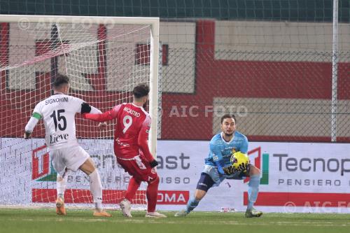 Gubbio Francesco Nicastro Vis Pesaro Andrea Signorini Tonino Benelli match between Vis Pesaro 1-3 Gubbio Pesaro , Italy 