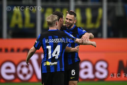 Inter Benjamin Pavard Inter Davy Klaassen Giuseppe Meazza match between  Inter 1-0 Juventus Milano, Italy 