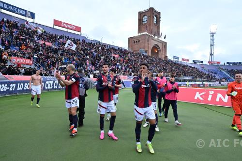 Bologna Oussama El Azzouzi Bologna Lorenzo De Silvestri Renato Dall Ara match between Bologna 4-0 Lecce Bologna, Italy 